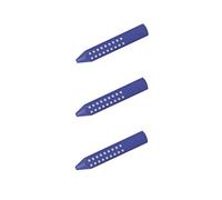 Faber-Castell 2001 Lot de 3 gommes bleues