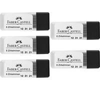 FABER-CASTELL 205019 - Boîte de mines compas - Dureté H - Mines de rechange - 5 boîtes de 6 mines chacune Noir