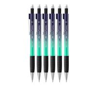 Faber-Castell 205298 - Porte-mine Grip 1347, 6 mines de 0,7 mm, dureté B, Buzzing Blue, avec gomme
