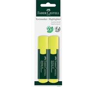 Faber-Castell 254890 - Blister 2 Textliner 48 - Jaune