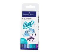 Faber-Castell 267123 Ensemble De Stylos Bleu, Blanc