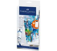 Faber-Castell 379212 Peinture Acrylique 20 Ml Multi Tube