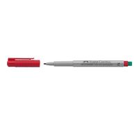 Faber-Castell Marqueur CD M Mulimark - Non permanent - Trait env. 1,0 mm - Rouge