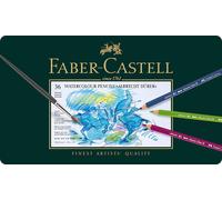Coffret de 36 Crayons de couleur aquarelle Dürer - FABER-CASTELL - Multicolore - Pointe en mine - Bois