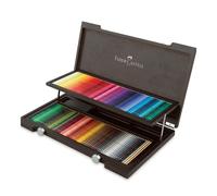Faber-Castell Crayons aquarellables Albrecht Dürer – Mine 3,8 mm – Coffret bois 120 crayons
