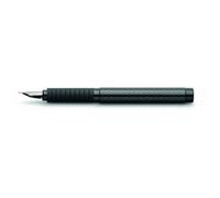 Faber-Castell - Basic - Stylo Plume - Plume Moyenne - Carbone - Noir Import Royaume Uni