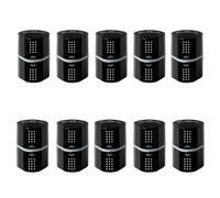 FABER-CASTELL - Boîte à taille-crayons triple Grip 2001 noire, 10 pièces | Taille-crayons avec réservoir pour crayons à mine et crayons de couleur de 8 à 10 mm de diamètre