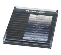 Faber-Castell Boîte De 12 Feutres Gris