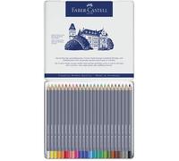 Faber Castell Metal Case 24 Watercolors Multicolore Enfants