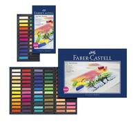FABER CASTELL Boîte de 24 demi-pastels tendre CREATIVE STUDIO. Couleurs intenses et facilement miscibles