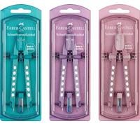 FABER-CASTELL Compas à réglage rapide FACTORY SPARKLE