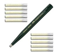 Faber-castell-broche avec pinceau fibre de verre, couleur du corps : vert, + 10 Ersatzminen