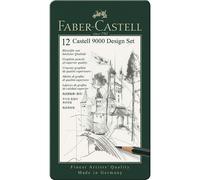 Faber-Castell Castell 9000 Lot de 12 crayons graphite