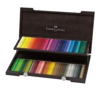 Faber-castell - coffret bois 120 crayons de couleur polychromos G