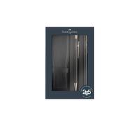 FABER-CASTELL Coffret cadeau stylo plume moyen et stylo bille Neo Slim Noir /Rose rose