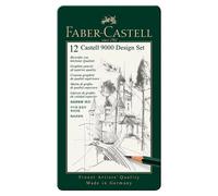 Faber-Castell Crayons graphite Castell 9000 Kit Art 12 pièces