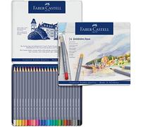 Faber Castell Metal Case 24 Watercolors Multicolore Enfants