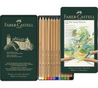 Faber-Castell – Crayons de couleur PITT PASTELL – étui de 12