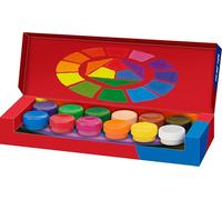FABER-CASTELL - Coffret de gouaches, 12 couleurs de 20 ml chacune