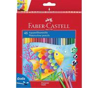 Faber-Castell Crayons aquarelle Design Series pleine longueur étui carton 48 pièces