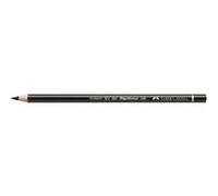 Faber-Castell Crayon de couleur Polychromos – mine 3,8 mm à l'huile – Noir