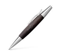 Faber-Castell Porte-mine rotatif E-MOTION en bois de poirier et chrome, noir