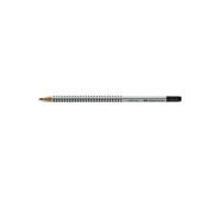 Faber Castell Crayon Graphite Grip 2001 B + Embout Gomme, Corps Triangulaire Et Ergonomique, Mine Collée