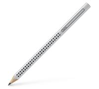 FABER-CASTELL Crayon Jumbo GRIP argent, en coffret