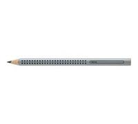 FABER-CASTELL Crayon Jumbo GRIP, B, argent