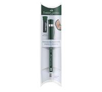 FABER-CASTELL - Crayon parfait Castell 9000, dureté B | Écrit, taille, efface et protège grâce à son taille-crayon intégré, son prolongateur et son capuchon effaceur
