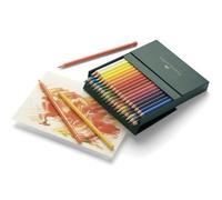 FABER-CASTELL - Coffret de crayons Polychromos, 36 couleurs, studio | 36 crayons de couleur pour artistes avec mine de 3,8 mm, pigments sans acide, couleurs éclatantes, en coffret de studio