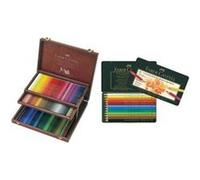 Faber-Castell 110013 Crayon de couleur Polychromos coffret bois de 120 pièces Wenge