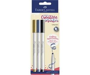 FABER-CASTELL Creative Marker GOLDFABER, blister de 3