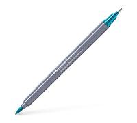 Faber-Castell Creative Studio Goldfaber Aqua Dual Marqueur bleu cobalt clair pour l'art, l'artisanat, le dessin, les croquis, la maison, l'école, l'université, le coloriage