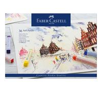 Faber-Castell STUDIO QUALITY 128336 Boîte de 36 craies pastels tendres