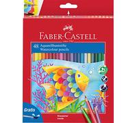 Faber-Castell Crayons aquarelle Design Series pleine longueur étui carton 48 pièces