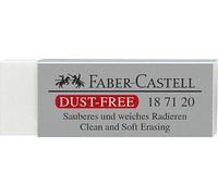 FABER-CASTELL Gomme en plastique DUST-FREE, blanc