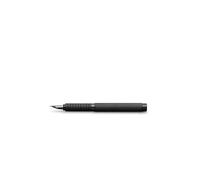 FABER-CASTELL - Stylo plume Essentio Aluminium noir, plume B