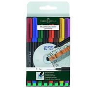 Faber-Castell Marqueurs permanents MULTIMARK 151309 épaisseur F étui de 8