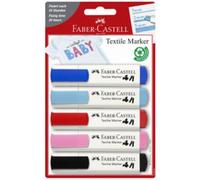 Faber-Castell Faber-Castell Marqueur Pour Tissu, Blister De 5