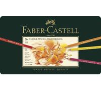 FABER-CASTELL Farbstift Polychromos 36er Metalletui