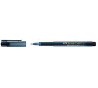 FABER-CASTELL Faserschreiber Broadpen Document schwarz 10Stk