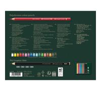 Faber Castell FC-210052 Crayons de couleur Polychromos - Lot de 21 - Multicolore - Haute qualité artistique