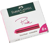Cartouches d'encre - FABER-CASTELL - Standard - Rose - Boîte de 6 - Pour stylos plume