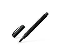 FABER-CASTELL Füllhalter Ambition Italic Breit Obsidian Black noir