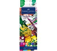 FABER-CASTELL Marqueur aquarelle GOLDFABER, étui Graffitis