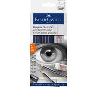 Faber Castell Goldfaber Ensemble de croquis en graphite de haute qualité, lot de