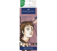 FABER-CASTELL Marqueur Sketch GOLDFABER, étui de 6 Portrait