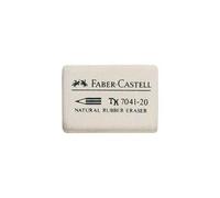Faber-Castell Gomme En Caoutchouc 7041-20, Blanc