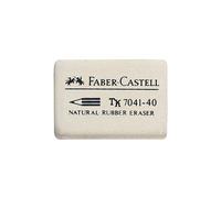 Faber-Castell Gomme En Caoutchouc 7041-40, Blanc
